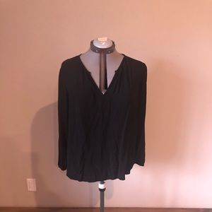 Black long sleeve blouse
